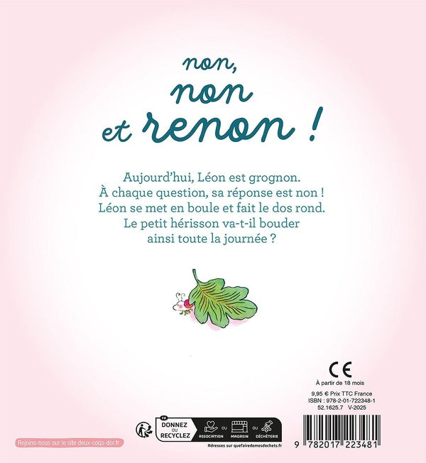 Back cover of Non, non et renon !
