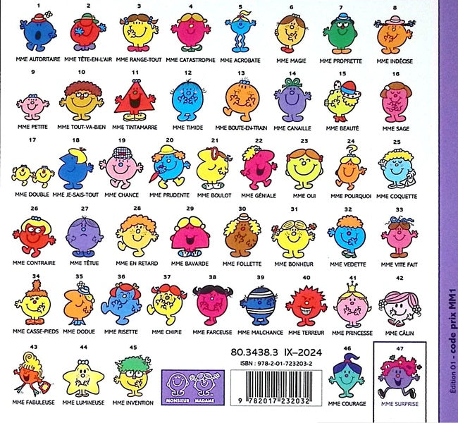 Back cover of Madame Surprise