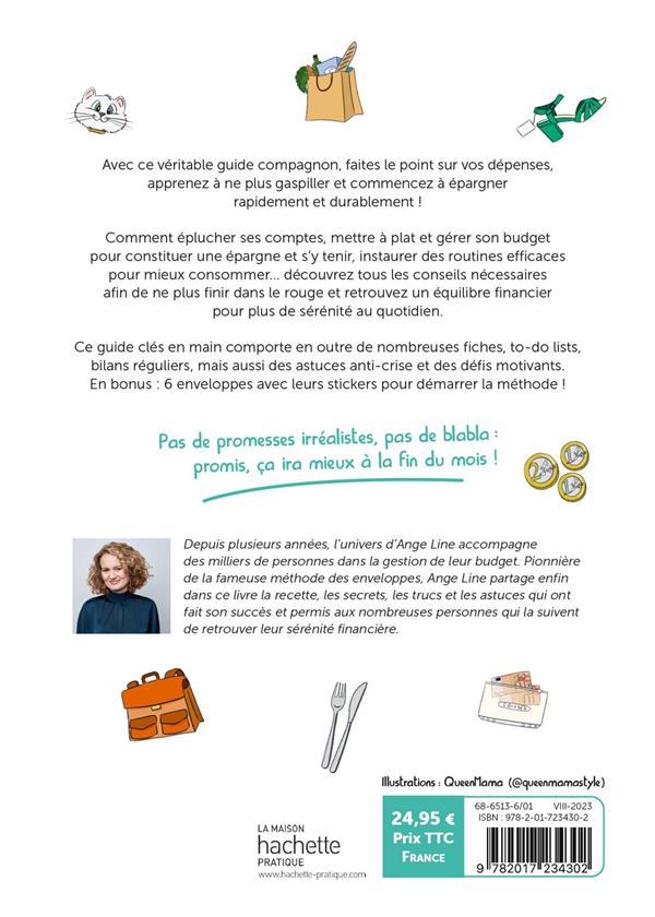 Back cover of Mission budget : la magie des enveloppes