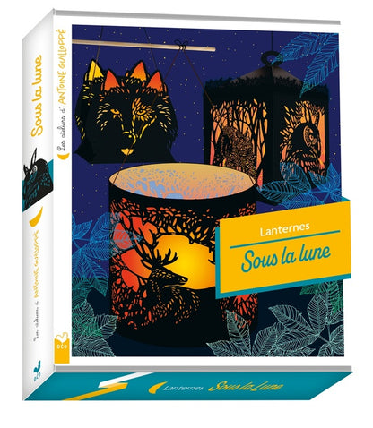 Front cover of Les ateliers du calme : Les ateliers d'Antoine Guilloppé ; lanternes : Sous la lune