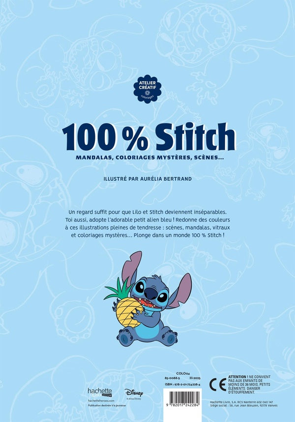 Back cover of Atelier créatif : Disney : 100 % Stitch