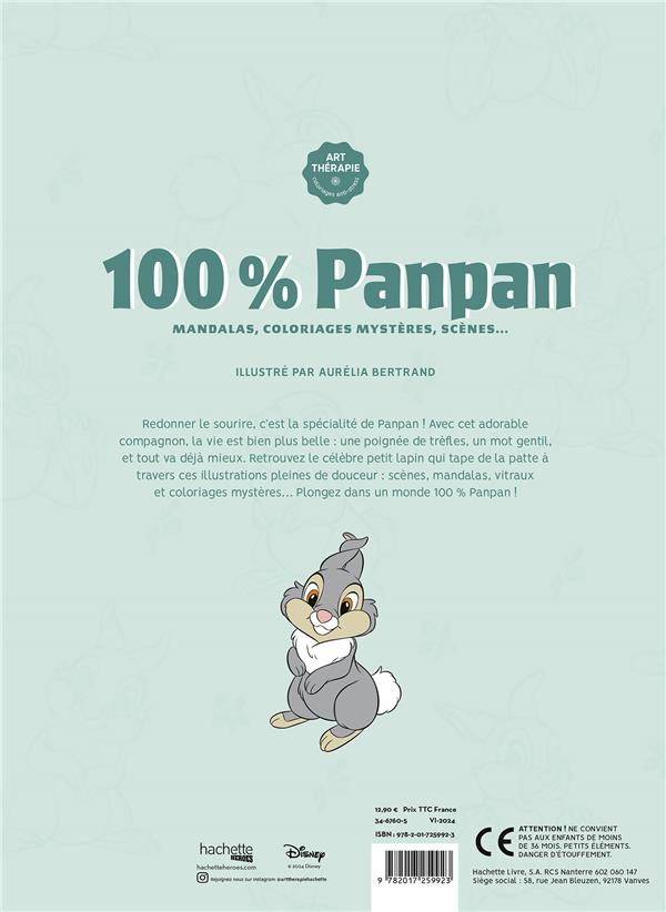 Back cover of Art thérapie : 100 % Panpan