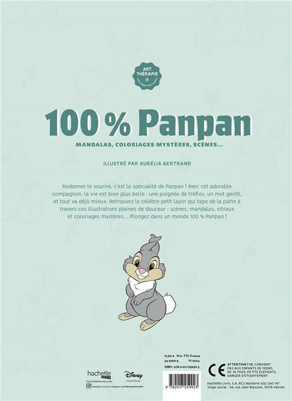 Back cover of Art thérapie : 100 % Panpan