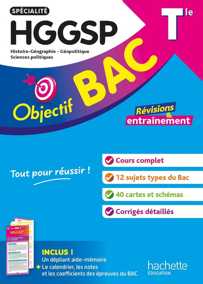 Front cover of Objectif bac : Spécialité HGGSP ; Terminale ; Révisions et entraînement