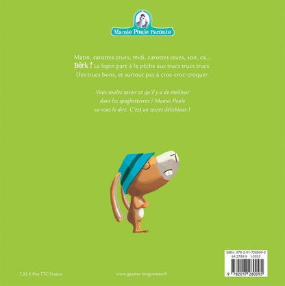 Back cover of Mamie Poule raconte Tome 33 : Le lapin qui n'aimait pas les carottes