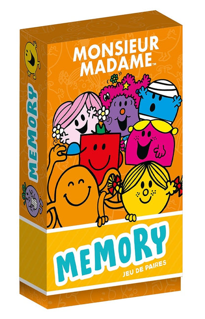 Front cover of Les Monsieur Madame : Memory : Jeu de paires