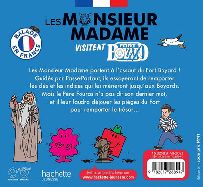 Back cover of Les Monsieur Madame visitent Fort Boyard