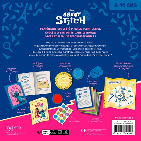 Back cover of Agent Stitch : Le coffret d'enquête