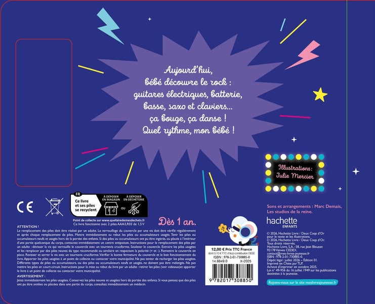 Back cover of My Baby Rock