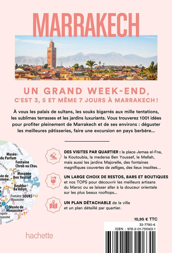 Back cover of Un grand week-end : Marrakech (édition 2025/2026)