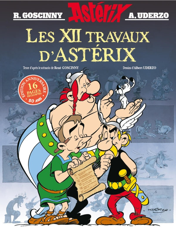 Front cover of Astérix : Les XII travaux d'Astérix                     (Édition 50 ans)