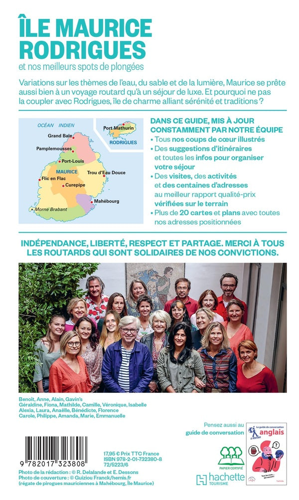 Back cover of Guide du Routard : Île Maurice, Rodrigues et nos meilleurs spots de plongées (édition 2026/2027)