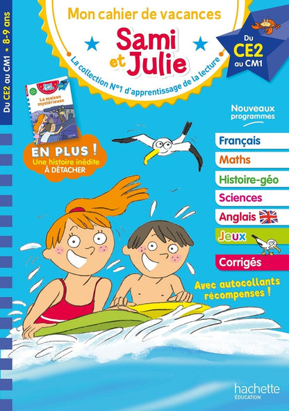 Front cover of Sami et Julie : Mon cahier de vacances ; Du CE2 au CM1