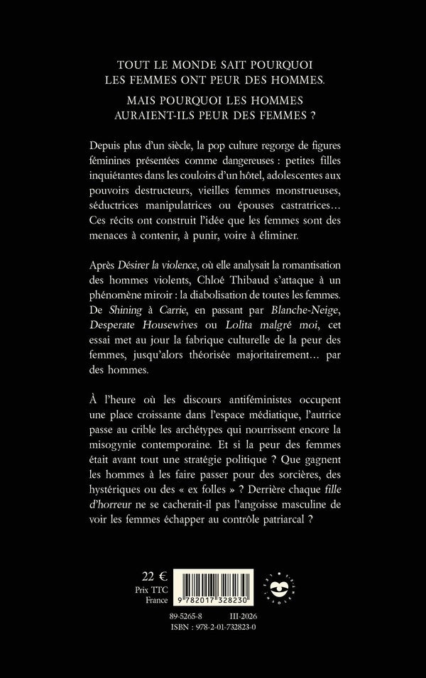 Back cover of Pourquoi les hommes ont peur des femmes : La fabrique culturelle de la misogynie