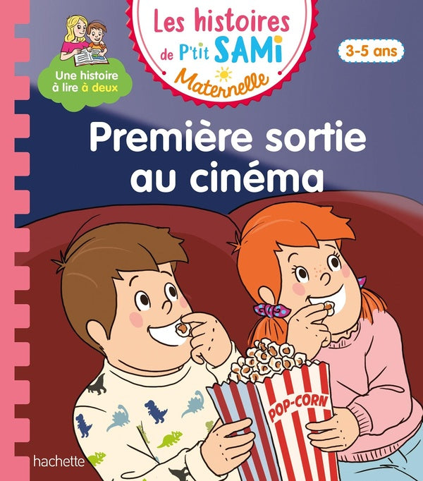 Front cover of Les histoires de P'tit Sami maternelle : Première sortie au cinéma