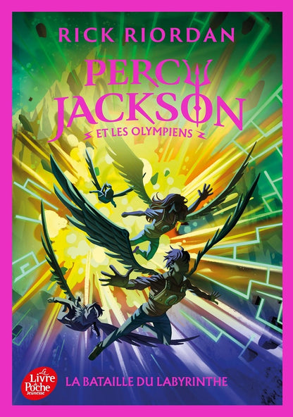 Front cover of Percy Jackson Tome 4 : La Bataille du labyrinthe