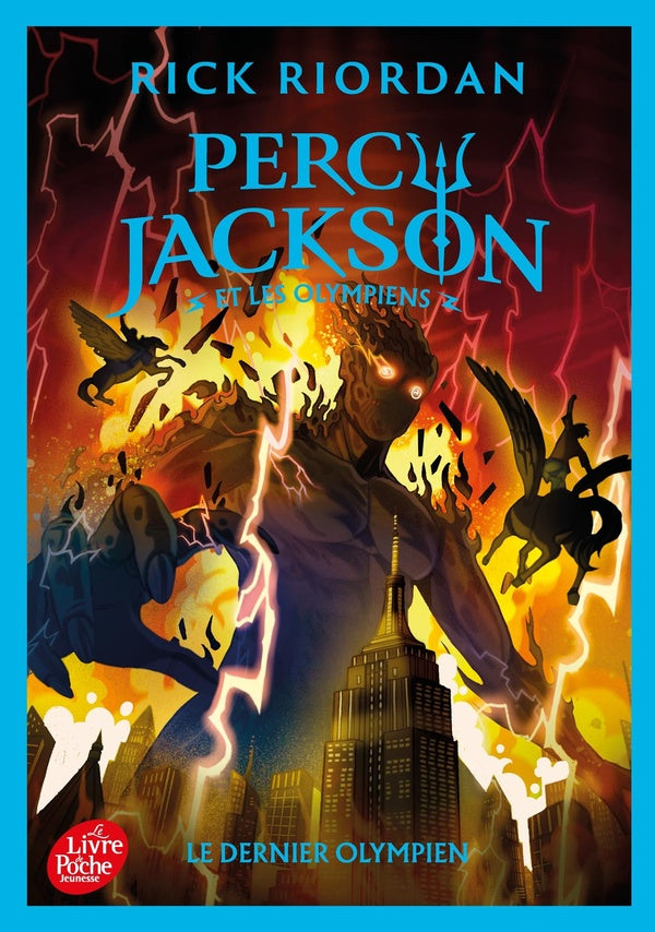 Front cover of Percy Jackson Tome 5 : Le Dernier Olympien