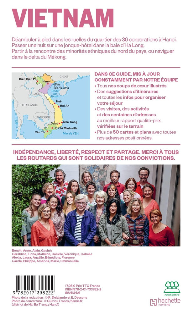 Back cover of Guide du Routard : Vietnam (édition 2026/2027)