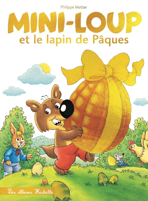Front cover of Mini-Loup et le lapin de Pâques                     (Couverture brillante)