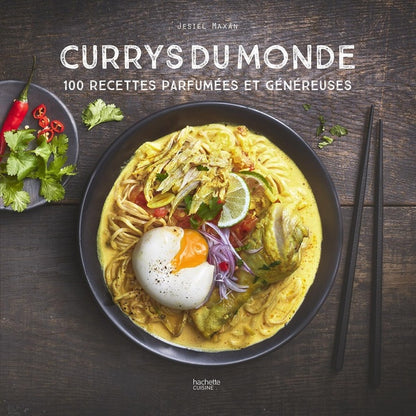 Front cover of Curry du monde : 100 recettes parfumées et généreuses