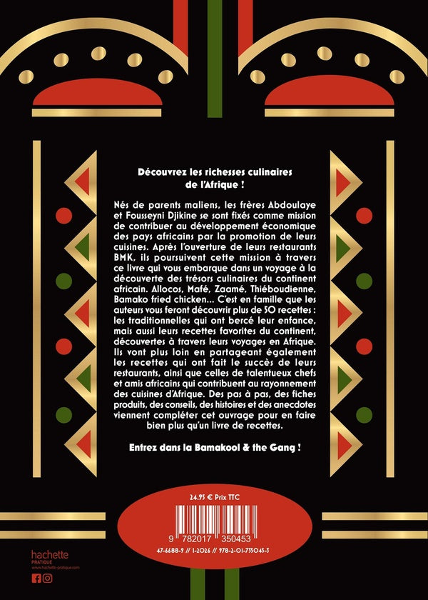 Back cover of BMK : Cuisine d'Afrique de Paris à Bamako