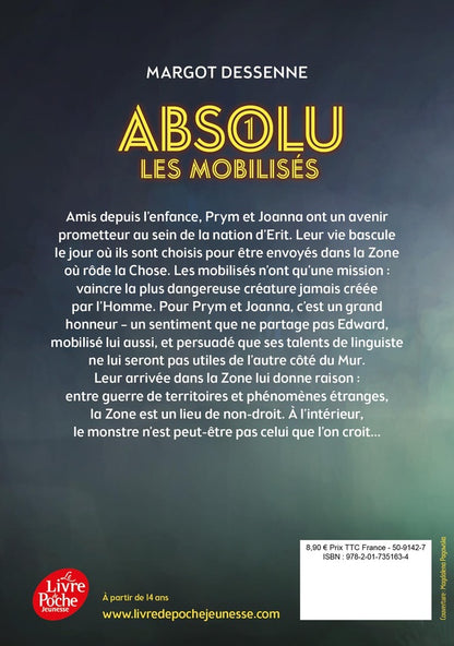 Back cover of Absolu Tome 1 : Les mobilisés