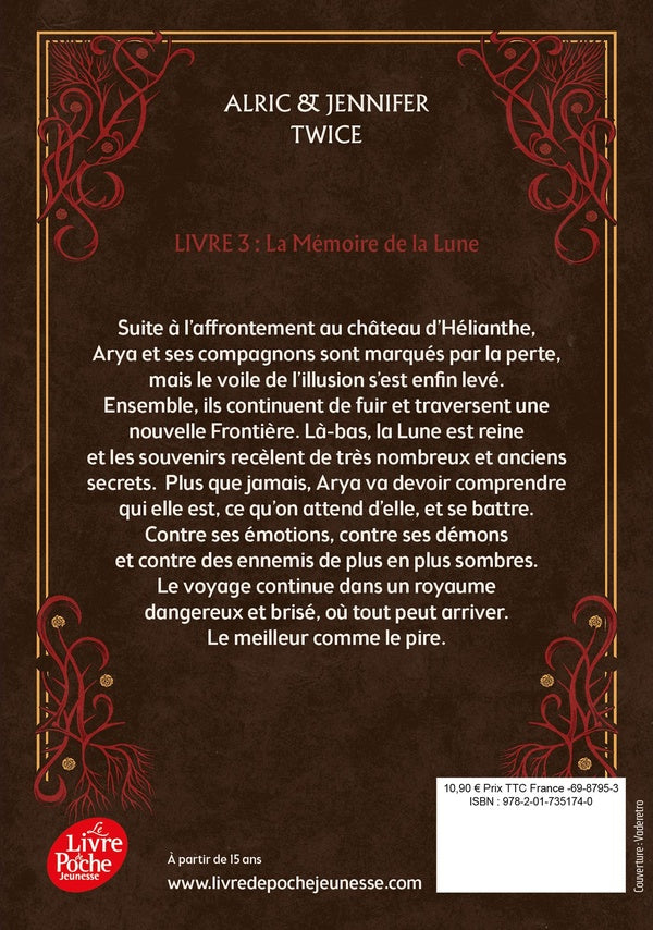 Back cover of La passeuse de mots Tome 3