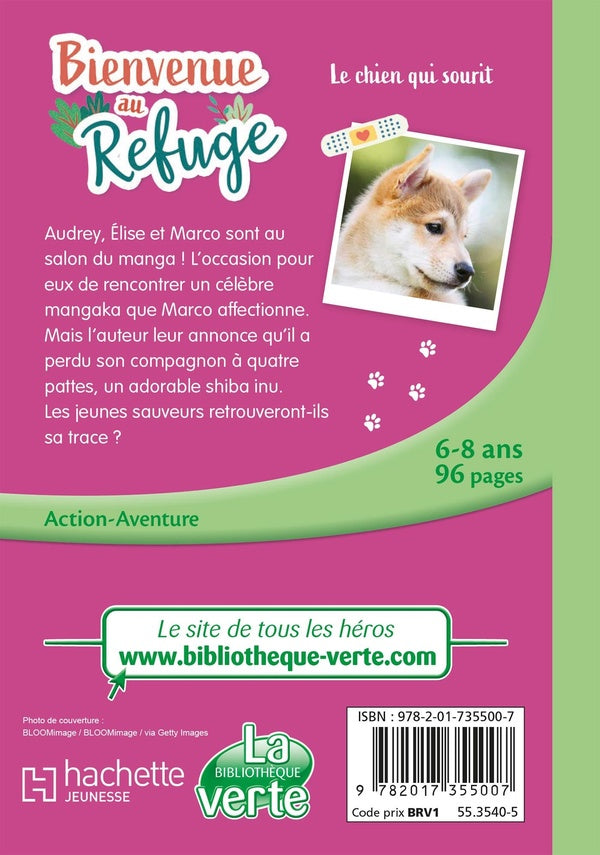 Back cover of Bienvenue au refuge Tome 14 : Le chien qui sourit
