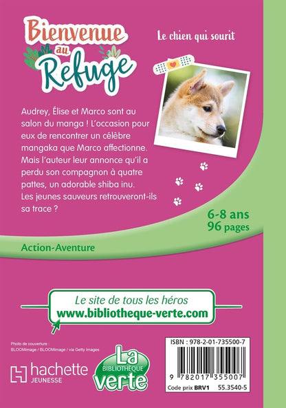 Back cover of Bienvenue au refuge Tome 14 : Le chien qui sourit
