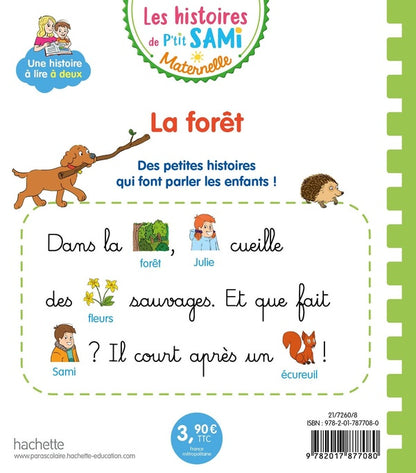 Back cover of Les petits Sami et Julie maternelle : la forêt