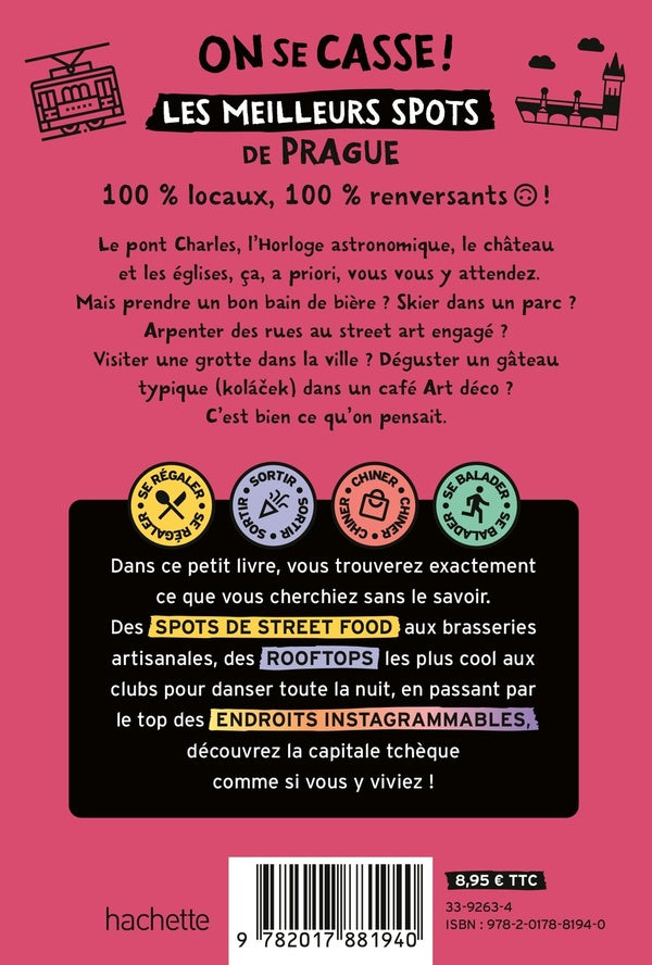 Back cover of On se casse ! Les meilleurs spots à Prague