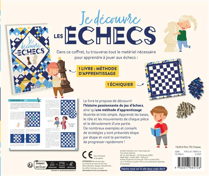 Back cover of Je découvre les échecs