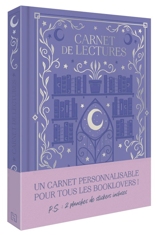Front cover of Carnet de lectures : Un carnet personnalisable pour tous les booklovers
