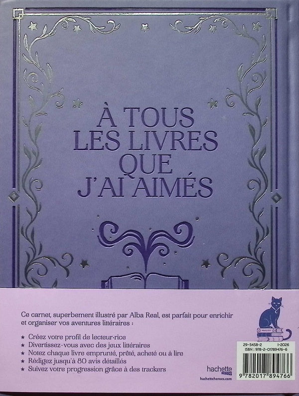Back cover of Carnet de lectures : Un carnet personnalisable pour tous les booklovers
