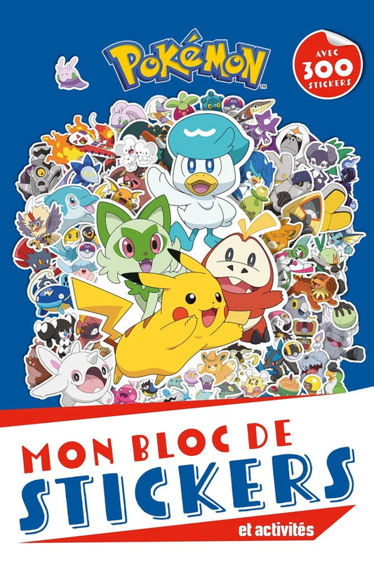 Front cover of Pokémon : Mon bloc de stickers et activités : Paldea