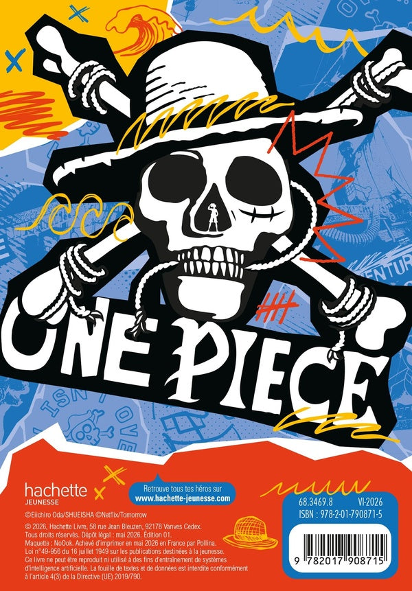 Back cover of One Piece : Agenda (édition 2026/2027)