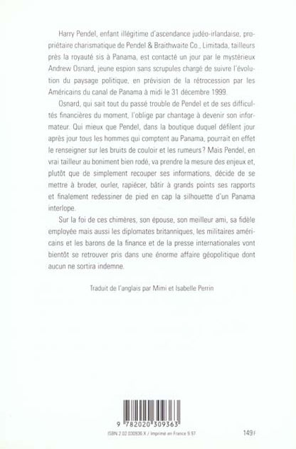Back cover of Le tailleur de Panama