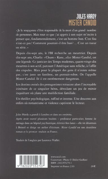 Back cover of Mister candid