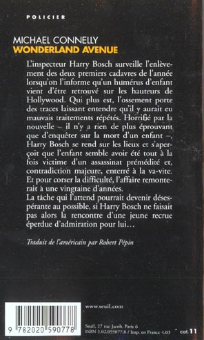 Back cover of Wonderland avenue