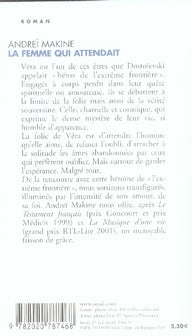 Back cover of La femme qui attendait
