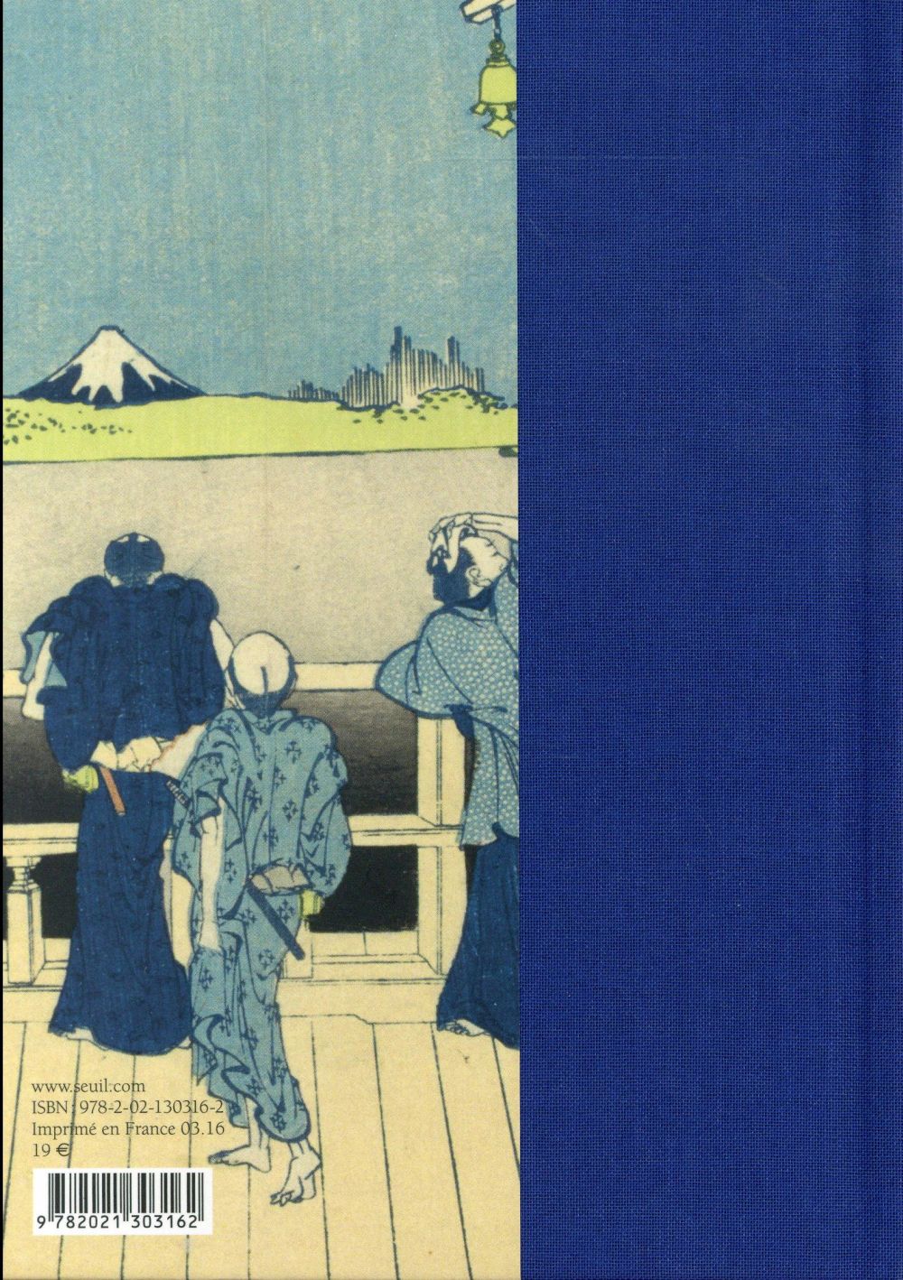 Back cover of Haïkus du temps qui passe ; estampes d'Hokusai