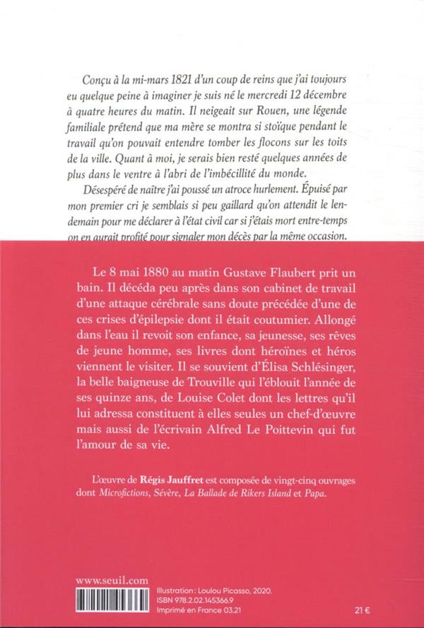 Back cover of Le dernier bain de Gustave Flaubert