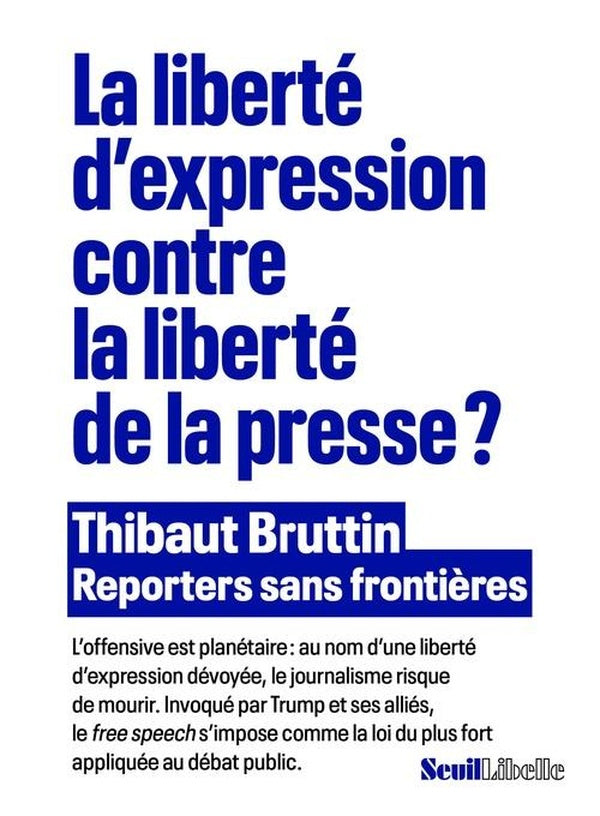 Front cover of La Liberté d'expression contre la liberté de la presse ?