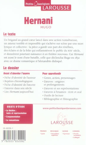 Back cover of Hernani