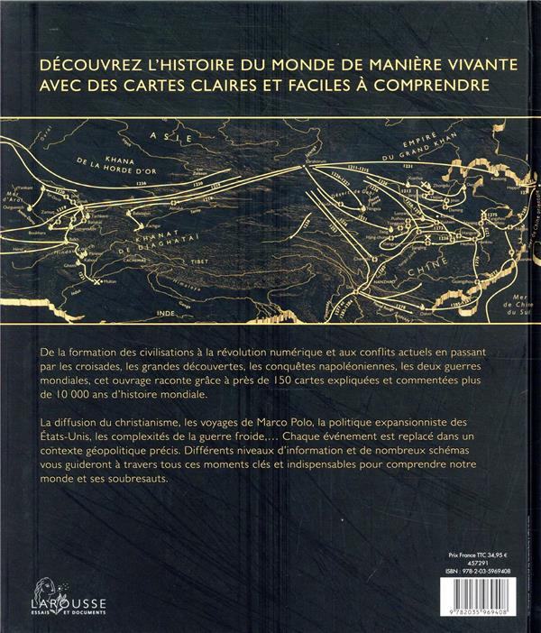 Back cover of L'histoire du monde par les cartes