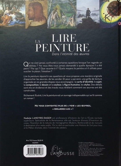 Back cover of Lire la peinture : Dans l'intimité des oeuvres