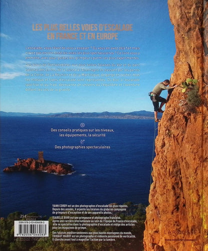 Back cover of 100 spots d'escalade à couper le souffle