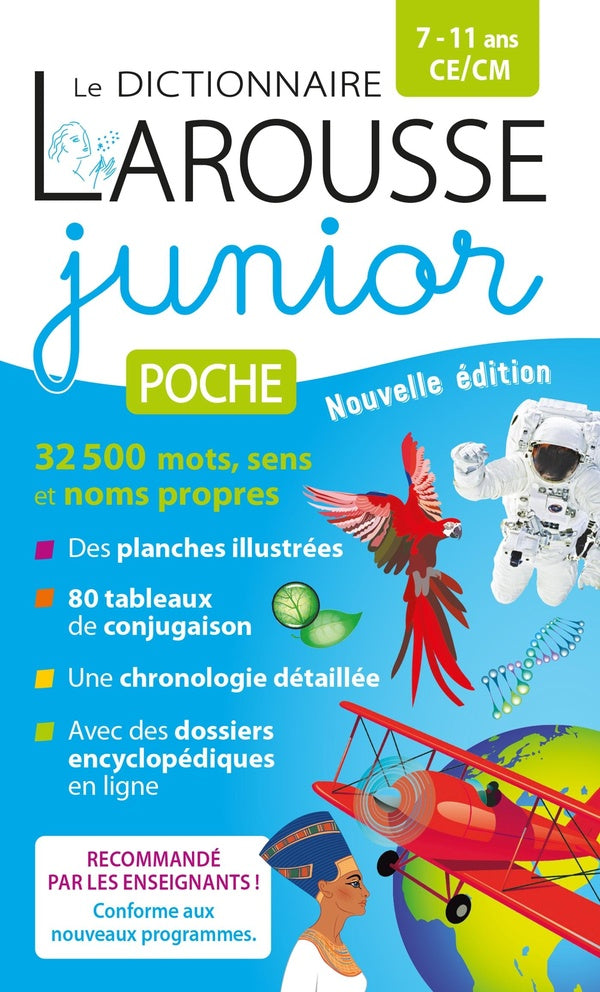 Front cover of Le dictionnaire Larousse Junior poche ; CE, CM