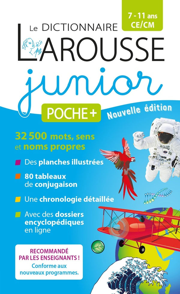 Front cover of Le dictionnaire Larousse Junior poche +