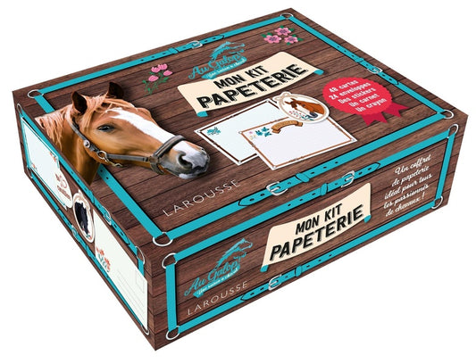 Front cover of Mon Kit Papeterie Au Galop, Passion équitation